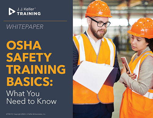 OSHA Safety Training Basics Whitepaper Cover