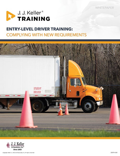 Entry-Level Driver Training Whitepaper Cover