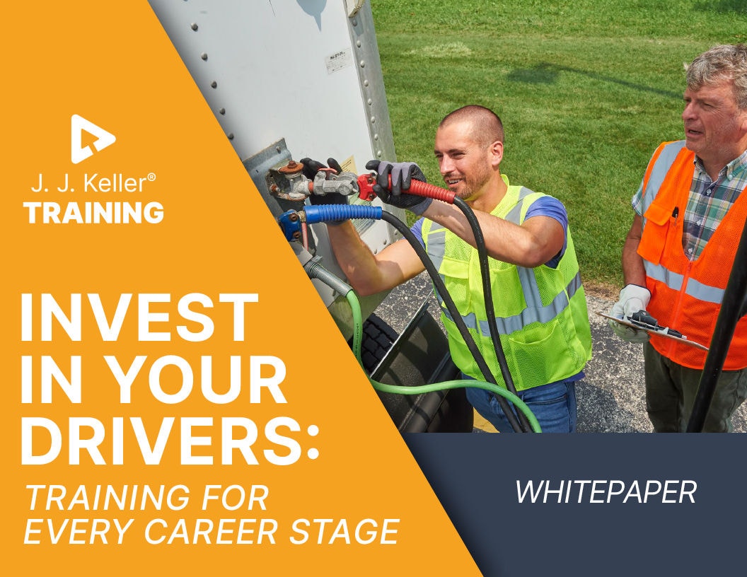 Invest In Your Drivers cover art with text and image of instructor watching student