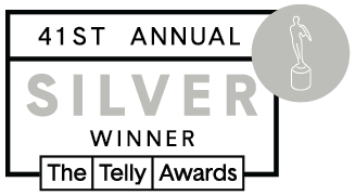 Telly Award Silver Award Winner Badge